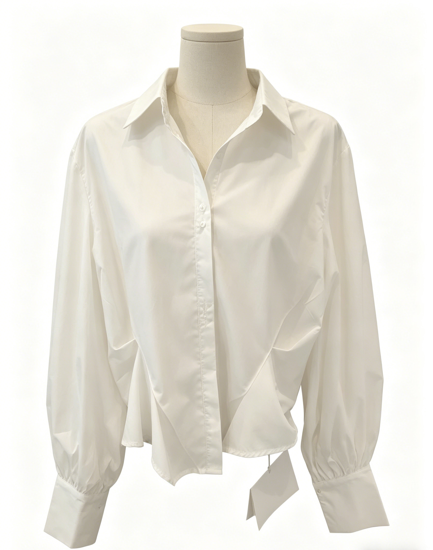 Women’s Long Sleeve White Blouse